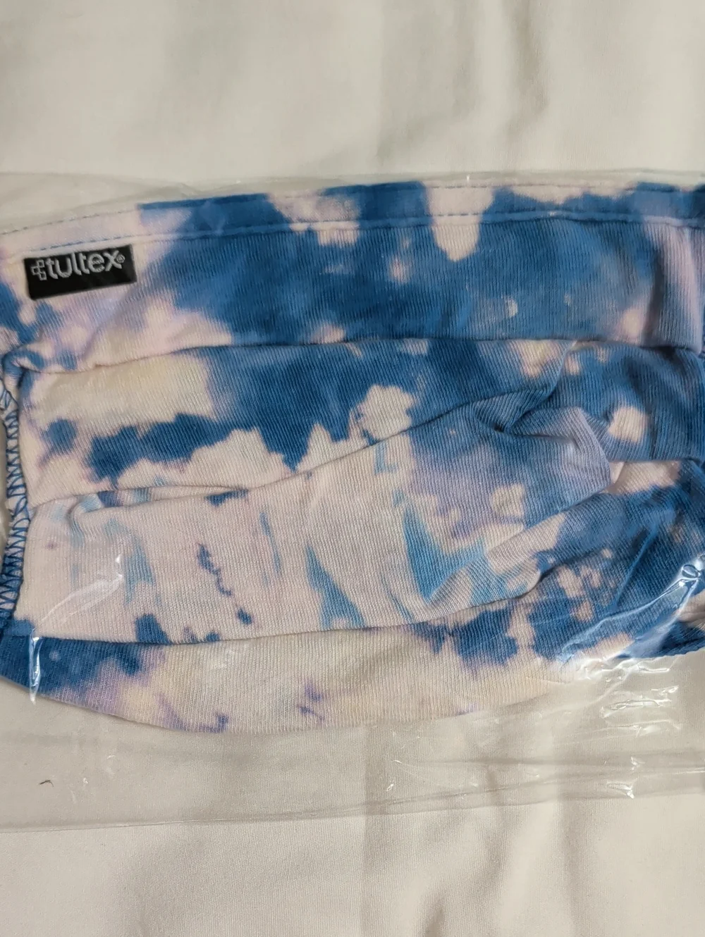 NWOT (006) Tultex Unisex Assorted Tie-Dye Face Masks Multi 8 Pack